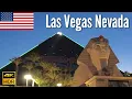Las Vegas NV The Strip Mandalay Bay and Luxor Casinos - 4K Walking Tour in 2022
