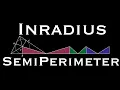 Triangle Area from Inradius and Semiperimeter visual proof
