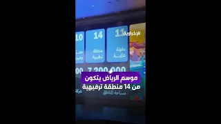 رئيس هيئة الترفيه موسم الرياض يتكون من 14 منطقة ترفيهية و11 بطولة عالمية الإخبارية 