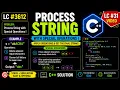 LeetCode 3612 Process String with Special Operations I Stack Simulation C Solution