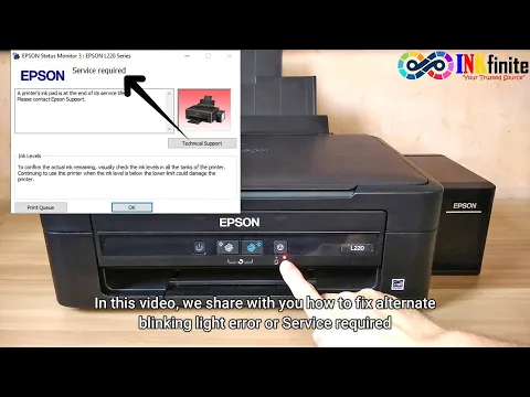 Download MP3 How to Reset EPSON L130 L220 L310 L360 L365 Printer with Resetter | INKfinite