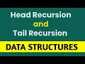HEAD RECURSION AND TAIL RECURSION IN DATA STRUCTURES SATISH SIR CLASSES
