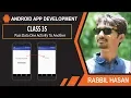 Pass data From One Activity To another Class-35 Android Bangla Tutorial By Rabbil Hasan