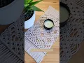 Macrame table runner