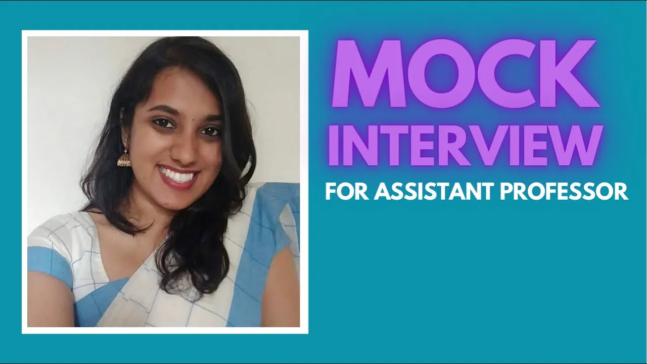 Mock Interview for Assistant Professor English 2