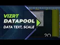 Vizrt DataPool Tutorial 6 - Data Text Data Scale