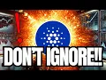 Download Lagu CARDANO (ADA) DON'T IGNORE THIS IF YOU HOLD !!!!! | PAY ATTENTION | CARDANO PRICE PREDICTION💥