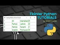 How to create table in tkinter Python Tkinter Tutorials