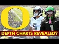 Oregon Football Rumors LEAKED Depth Chart On Offense Before 2026 CFB Season Key Position Battles