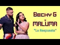 Becky G Ft. Maluma - La Respuesta (Letra/Lyrics) 4k