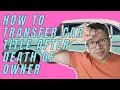 Transfer Car Title