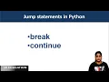 jump statements in python