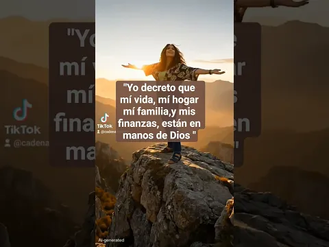 yo decreto que todo toda mí vida mí hogar mi familia mis finanzas y mí mundo están en tú manos Señor