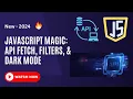Build a Dynamic Website JavaScript Fetch API User Experience