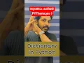Dictionary In Python Python Tutorial Malayalam