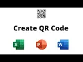 How to Create QR Code in Power Point Word Excel in Under 3 Minutes