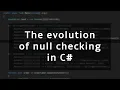 How null checks have changed in C