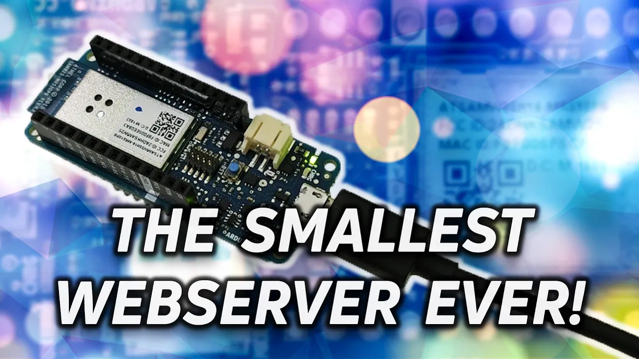 The World's Smallest Web Server (Arduino MKR1000 with WiFi)