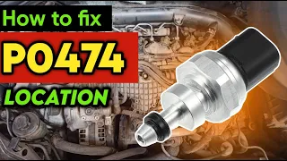 P0474 P0474 Exhaust Pressure Sensor A Circuit Intermittent code p0474 p0474 obd2 dtc p0474