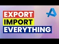 How to Save All VS Code Settings Export Import Everything