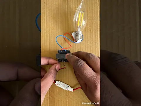 3volt to 220v experiment , transformer experiment
