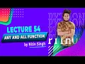 Python Lecture 54 - any And All Function