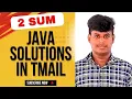 Two Sum LeetCode Problem Explained in Tamil Java Solution for Beginners