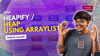Heap Using ArrayList Heapify Heap Explained with Code in Tamil DSA in Java