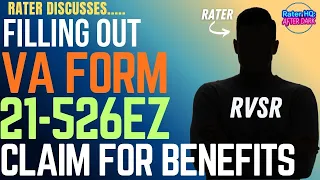 Showing How The VA Form 21 526EZ Form Should Be Filled Out Similar For The Online Submission 