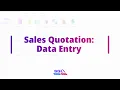 Sales Quotation