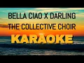 Download Lagu BELLA CIAO X DARLING - The Collective Choir - Karaoke With Scrolling Lyrics - Roshan Jose Karaoke
