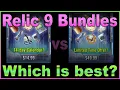 Relic Dominance Calendar vs Senator s Relic Bundle for Relic 9 Materials - Deal or No Deal