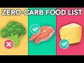 The Ultimate Zero-Carb Food List for Beginners
