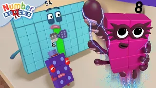 Octoblock 8 Saves the Day! | Learn to Count for Kids Compilation | Number Cartoon | Numberblocks