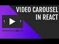 Create a Carousel Using React Player and React Bootstrap