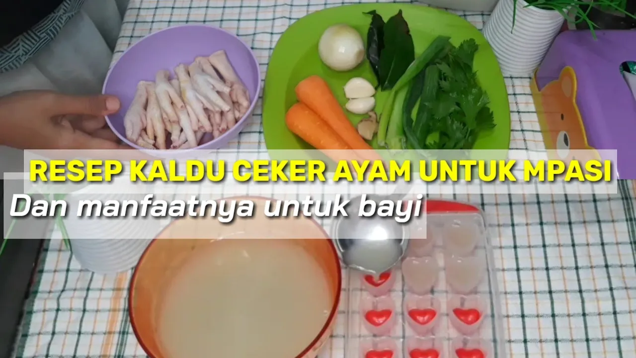 CARA MEMBUAT KALDU AYAM UNTUK MPASI YANG ENAK MPASI ANTI GTM. 