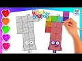 Numberblock 1700 Drawing Coloring For Kids Learn To Draw Numberblock Easy Art Tutorial