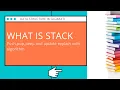 What is Stack explain with push pop peep update operation in Gujarati with algorithm Class