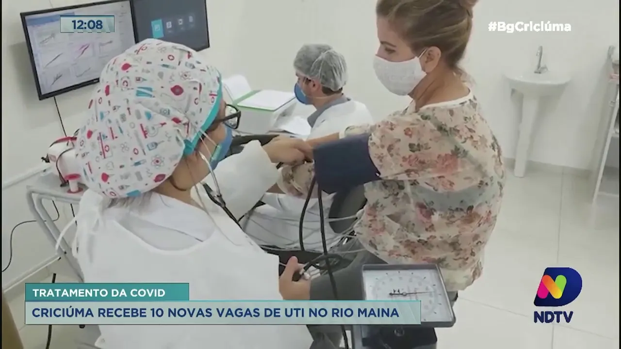 Criciúma tem dez novos leitos de UTI para tratamento da Covid-19