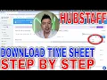 How To Download Time Sheet In HubStaff