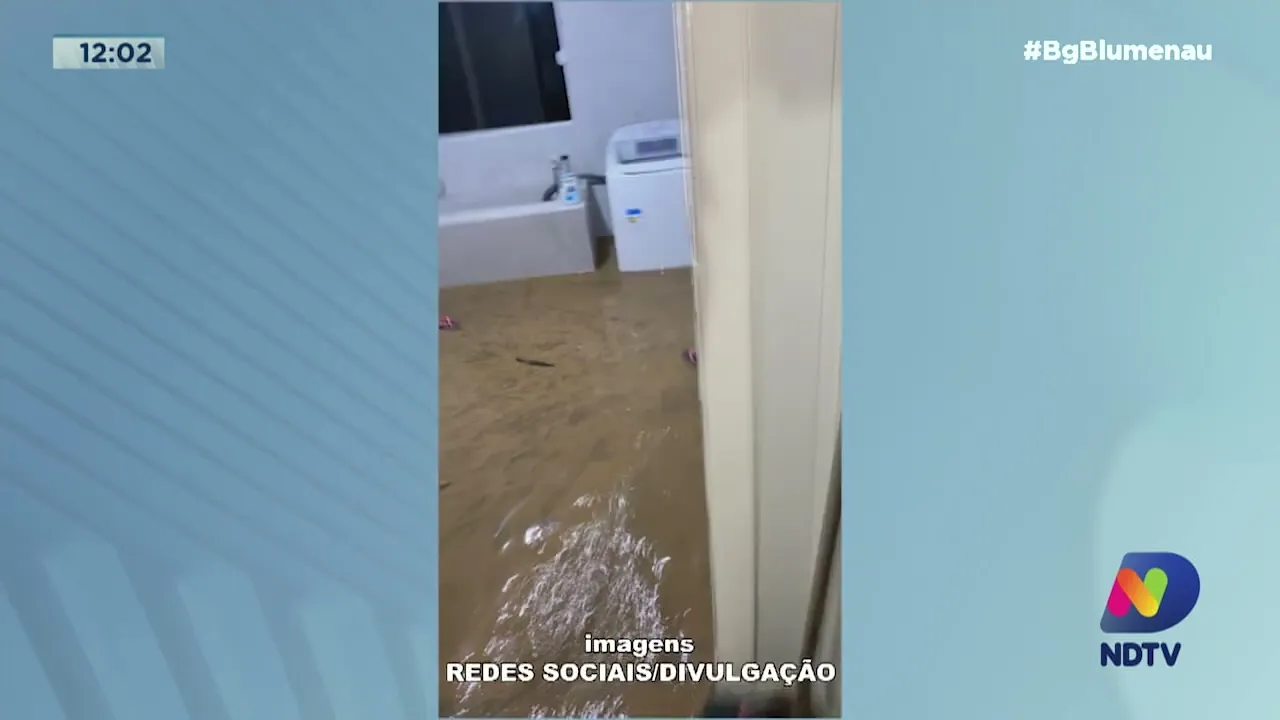 Alto Vale sofre com fortes chuvas