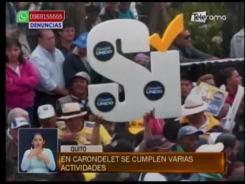 En Carondelet se cumplen varias actividades