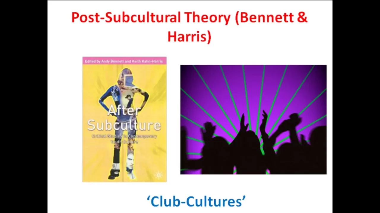 C1: Post-Subcultural Theories of Youth
