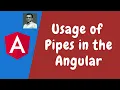 87 Pipes in Angular Chaining Multiple Pipes parameterized Pipes in the Angular