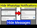 Download Lagu How To Hide Whatsapp Message Content | how to hide notification on whatsapp | whatsapp