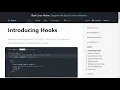React Tutorial 39 - React Hooks Getting Started With The React Hooks