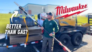 Milwaukee Telescoping Pole Saw Review Demonstration