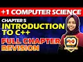 Plus One Computer Science introduction to c programming Chapter 5 Full Chapter Revision