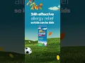 All-day non-drowsy allergy symptom relief in delicious grape flavor for kids