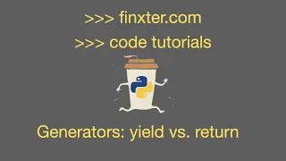 Python return vs yield
